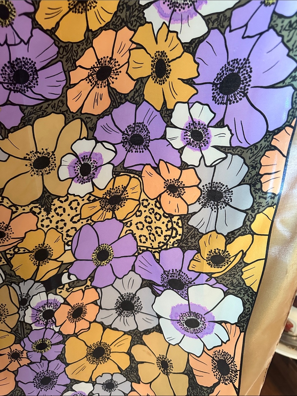 VINTAGE GRANT GAITHER SILK SCARF - Picture 3 of 4